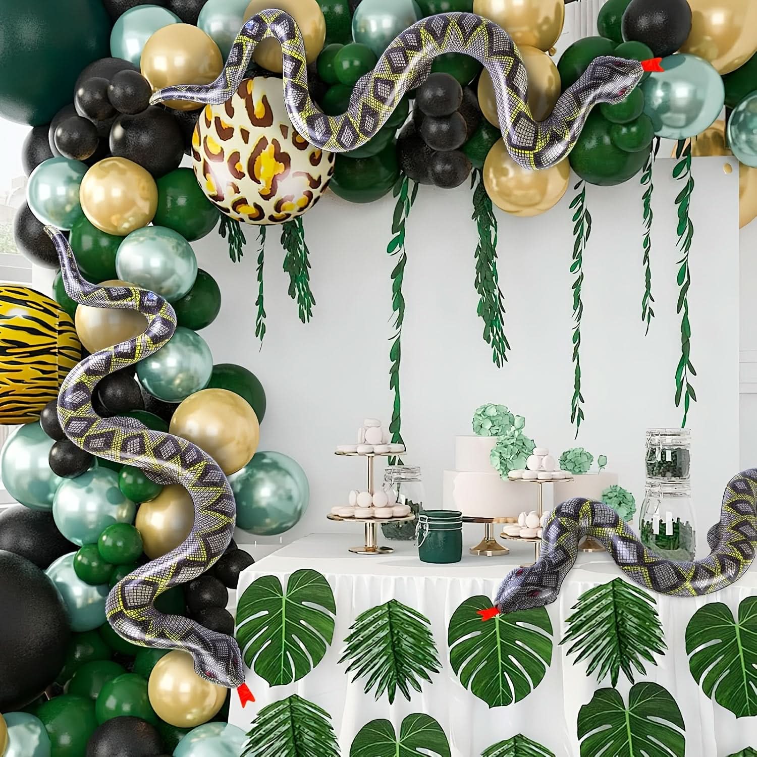 JungleJoy – Fun Inflatable Snake Decor for Summer Parties