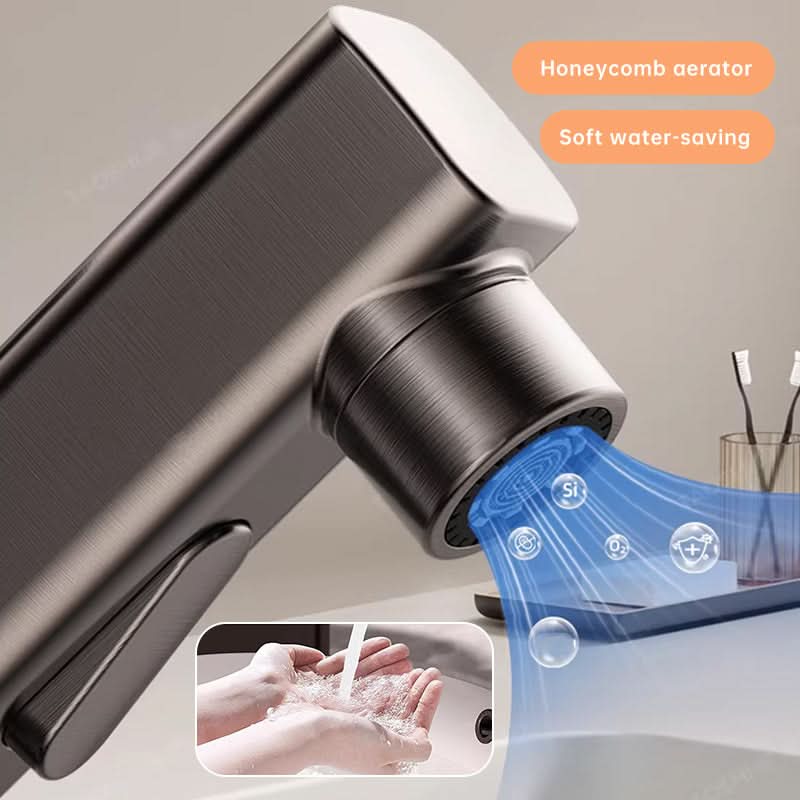Versatile Pull-Out Faucet with Three Water Modes