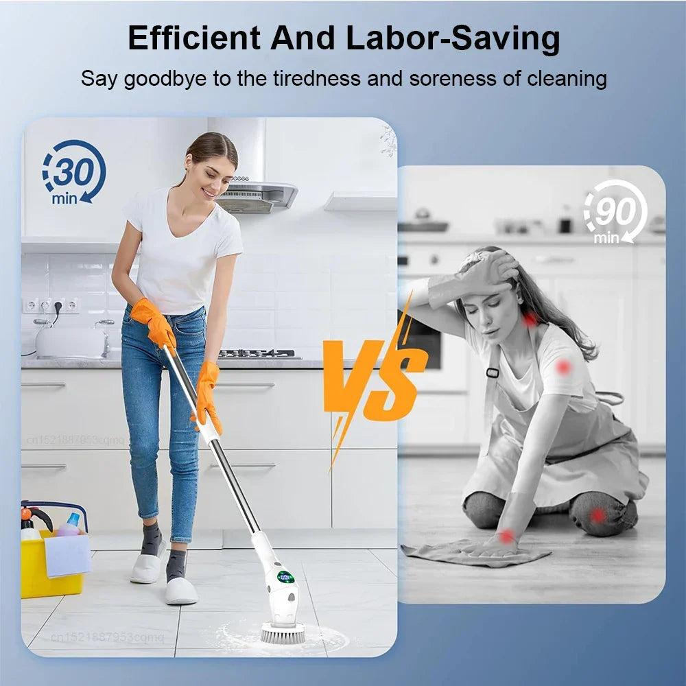 Electric Cleaning Brush Set - 8 Functions Included - Buy 1 Get 1 Free