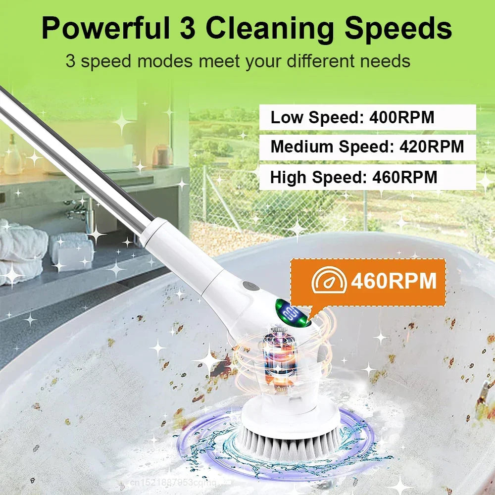 Electric Cleaning Brush Set - 8 Functions Included - Buy 1 Get 1 Free