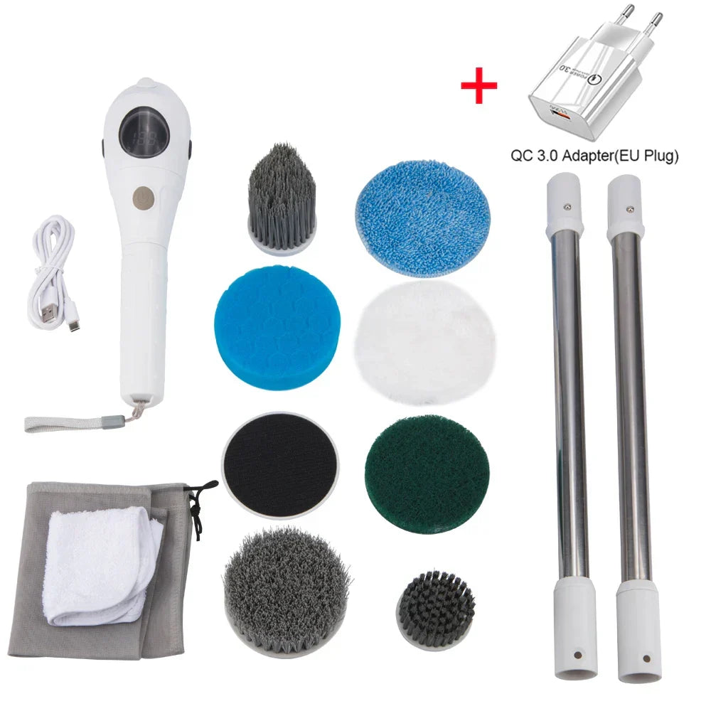 Electric Cleaning Brush Set - 8 Functions Included - Buy 1 Get 1 Free