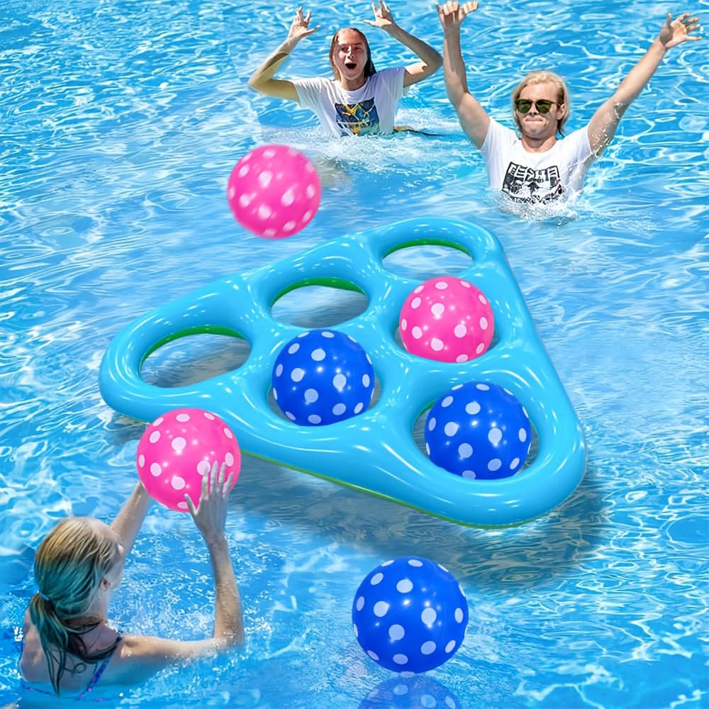 AquaFun Triangular Toss Game for Ultimate Water Play