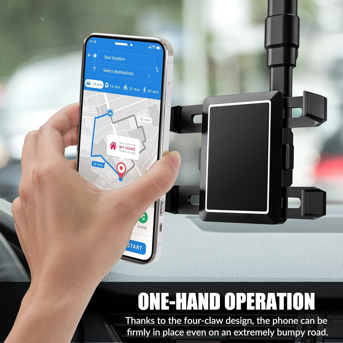 Elevate Your Navigation: Car Mirror Phone Mount