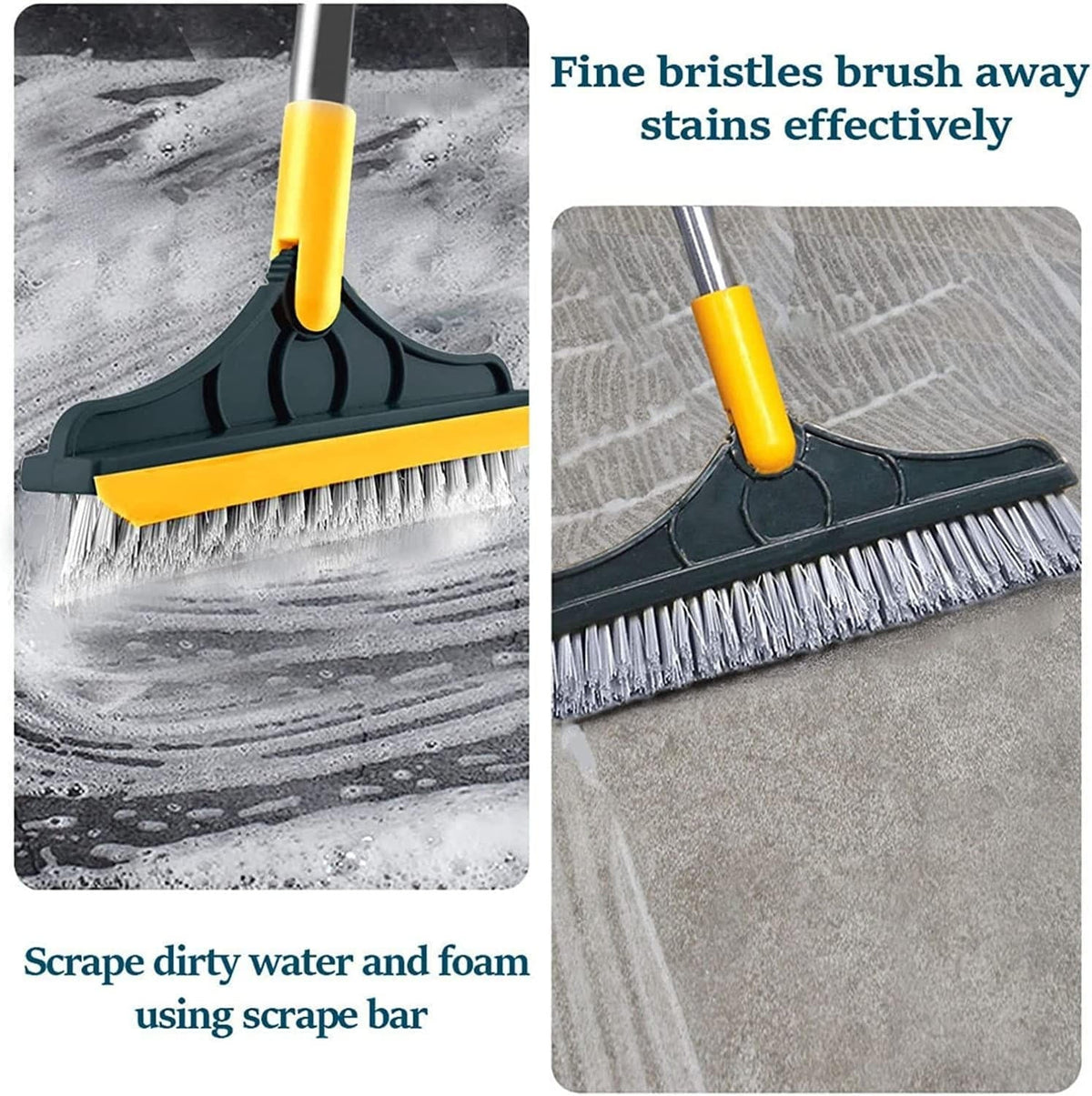 Ergonomic Multi-Surface Cleaning Brush