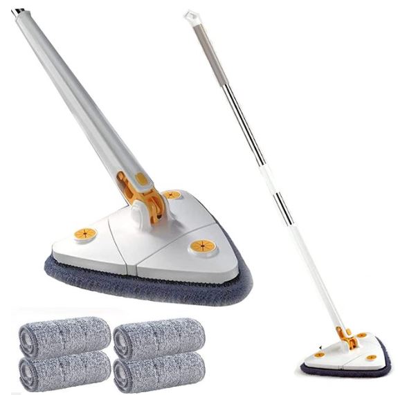 Clean Reach Triangular Floor Mop for Effective Cleaning