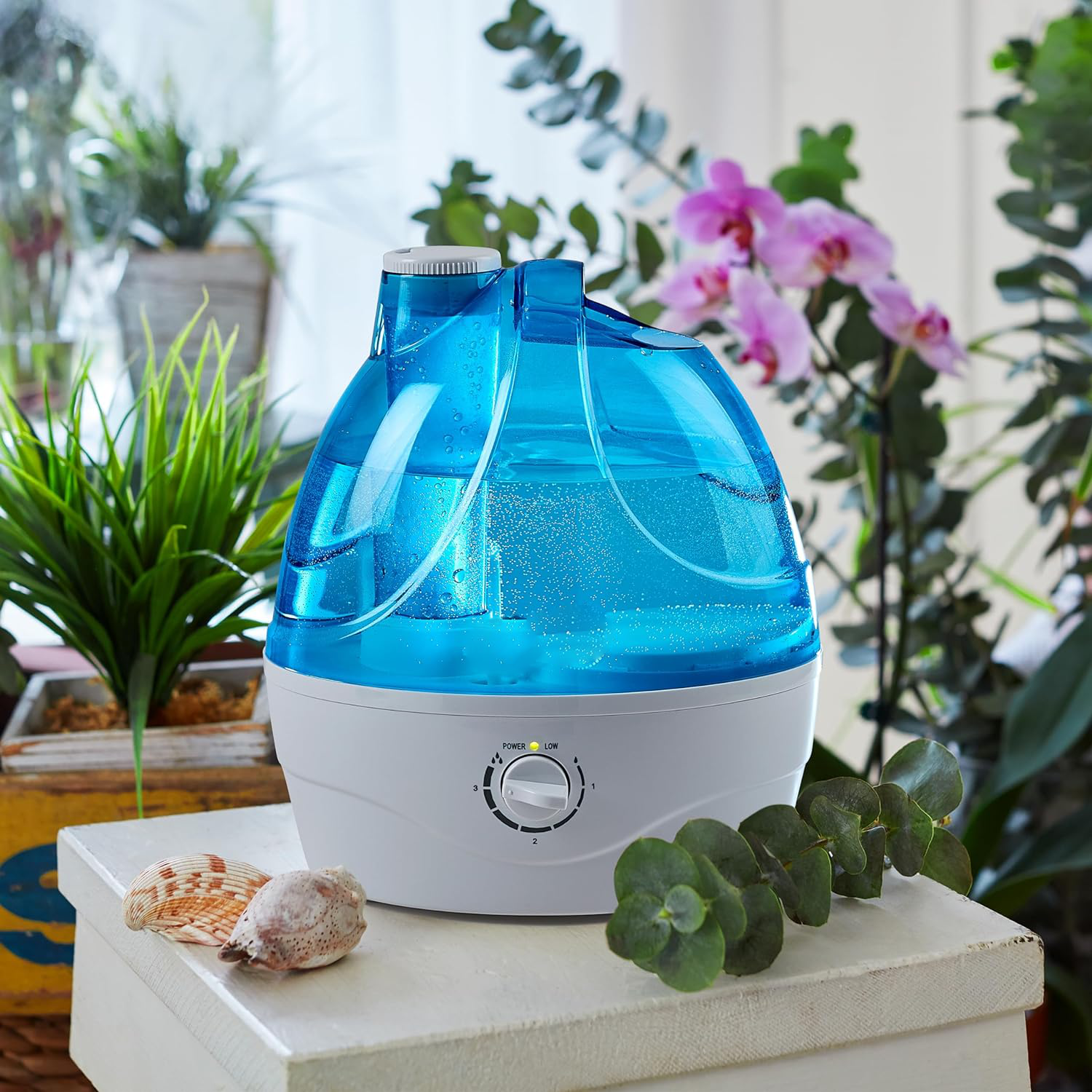 Breathe Easy Ultrasonic Humidifier – 2.2L Cool Mist Solution
