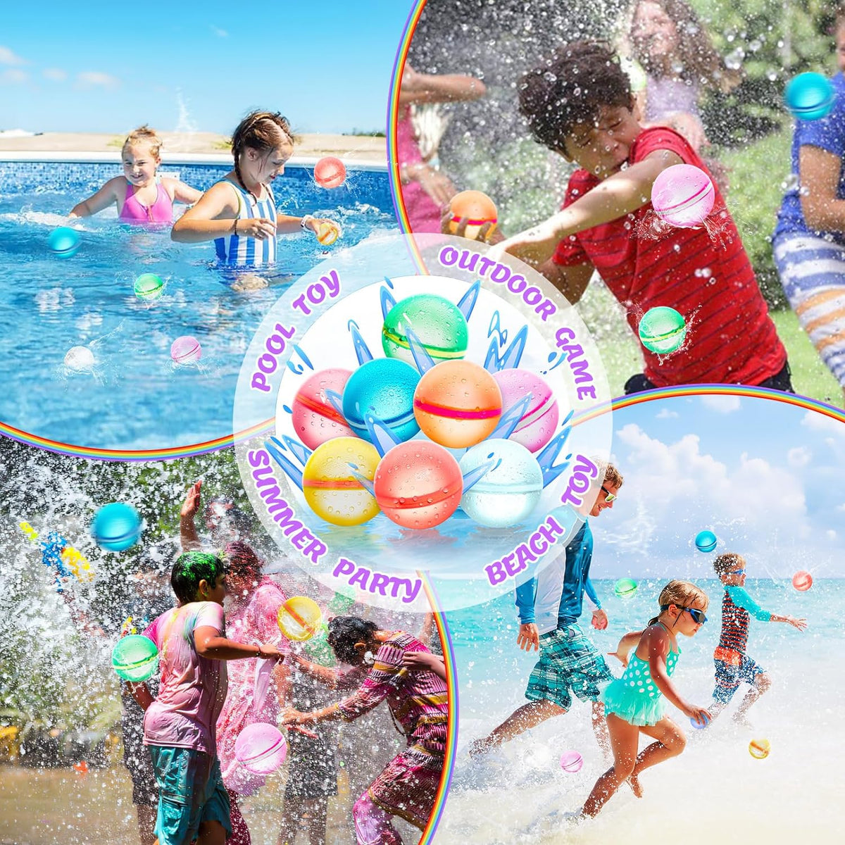 Eco-Friendly Magnetic Splash Balls for Endless Fun