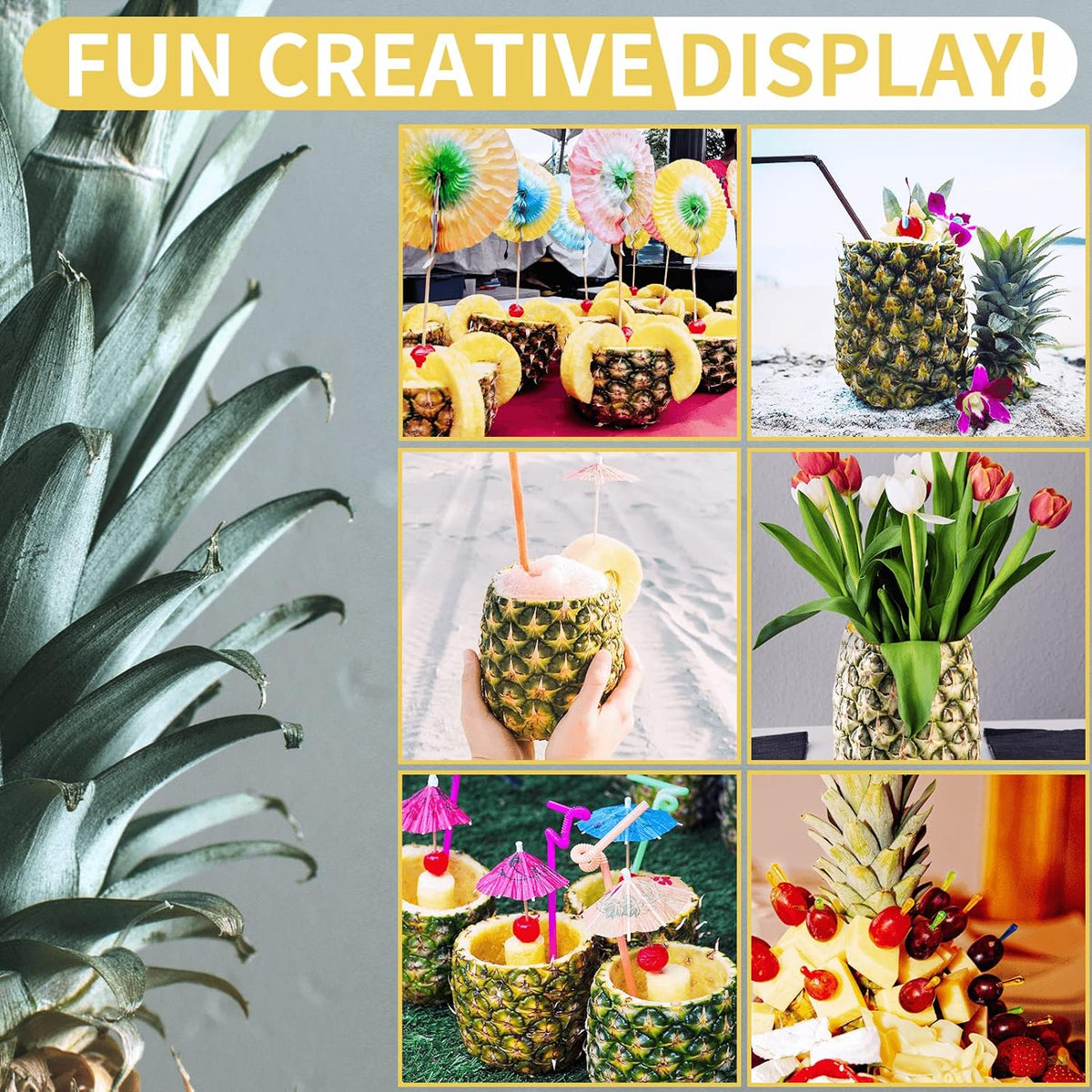 Effortless Pineapple Slicer and Corer Tool
