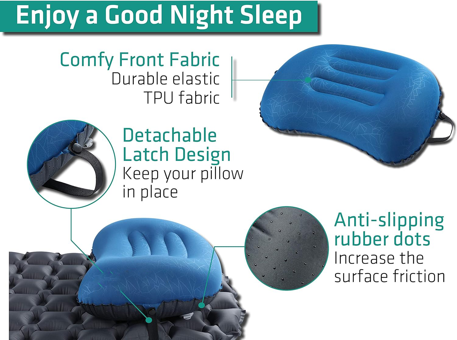 Ultimate Travel Pillow for Camping and Backpacking