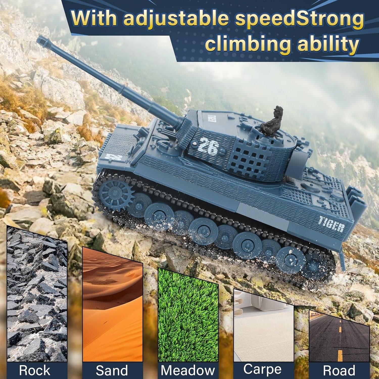Precision Command Remote-Controlled Military Vehicle