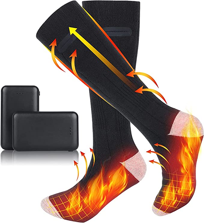 All-Weather Rechargeable Warmth Socks - 2 Pairs