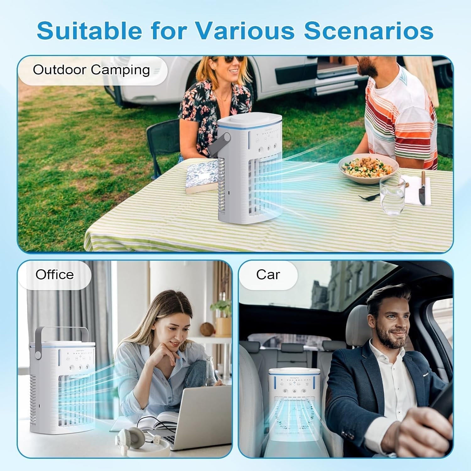 Compact Personal Air Cooler with Remote Control