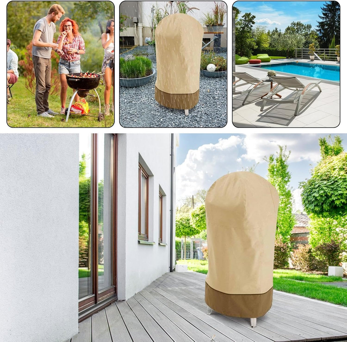 Oxford BBQ Smoker Cover – Waterproof with UV Protection