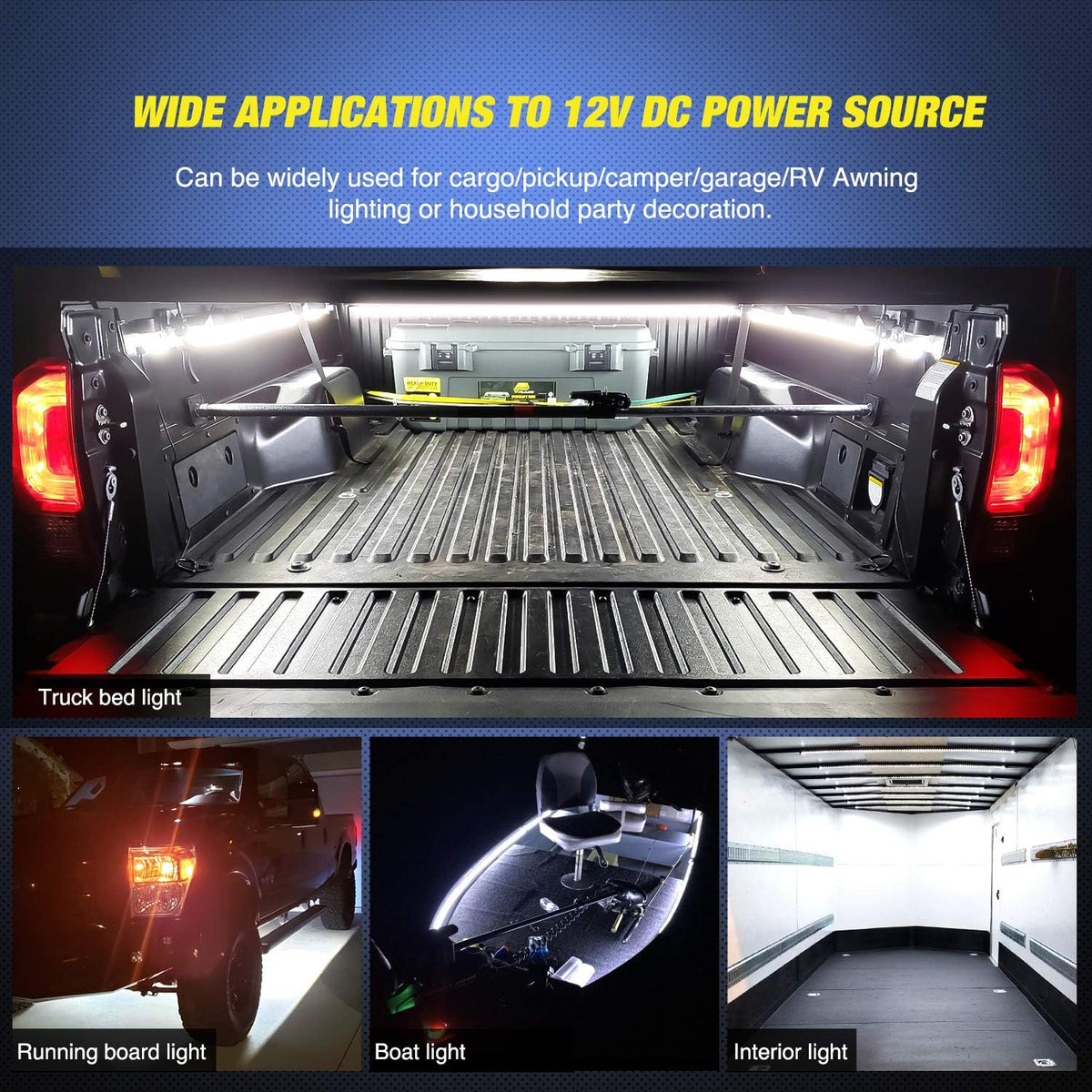 Illuminate Your Truck Bed with a 60-Inch LED Lighting Strip