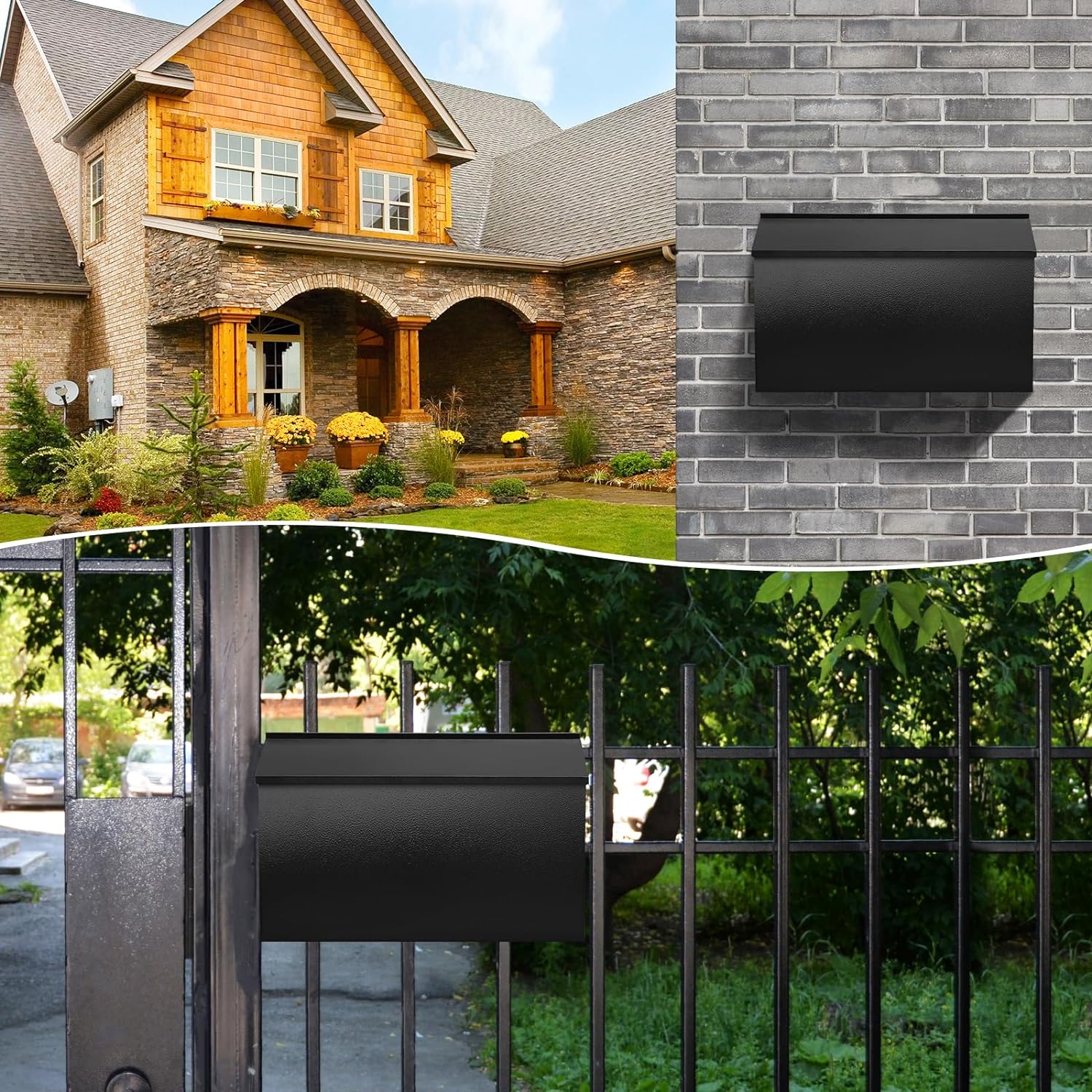 Spacious Wall-Mounted Mail Organizer