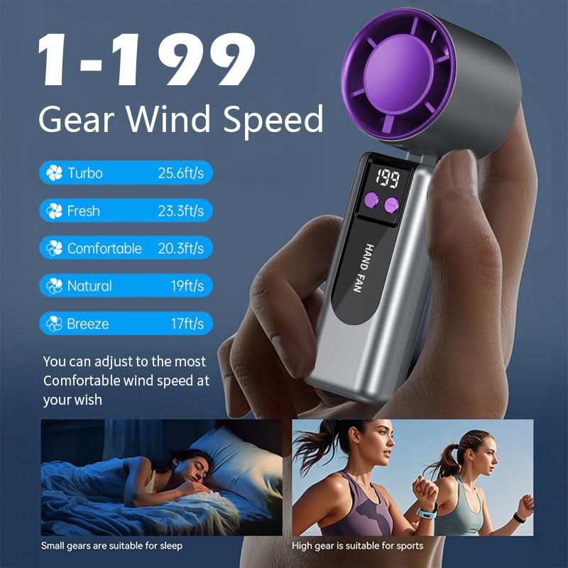 BreezeBuddy – Compact Rechargeable Personal Fan