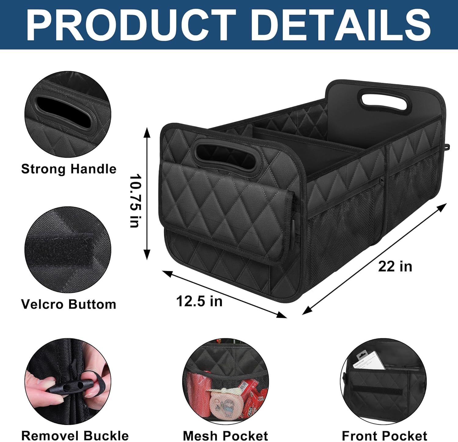 Ultimate Vehicle Trunk Organizer for Convenient Storage