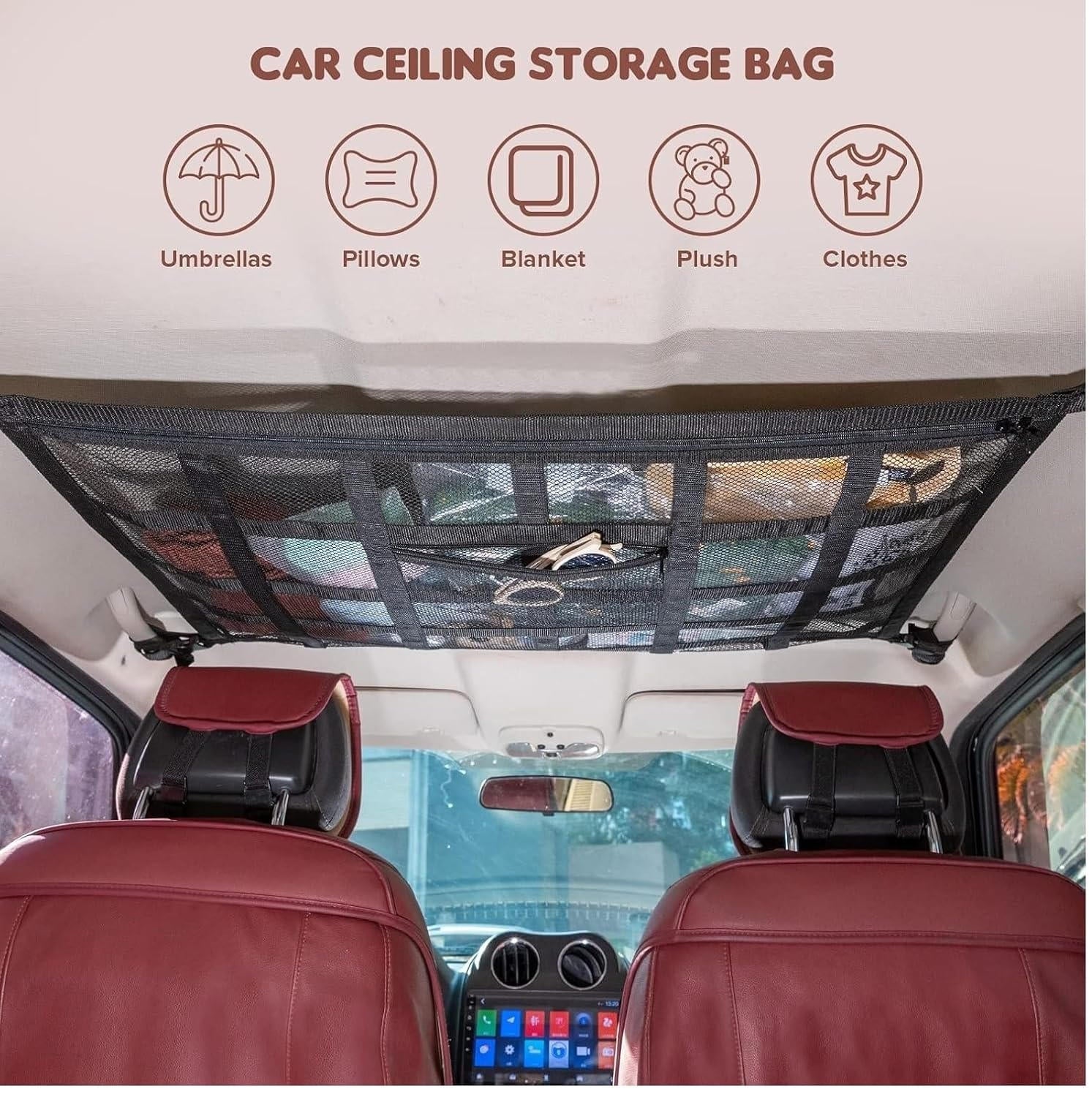 Overhead Storage Organizer for Your Vehicle