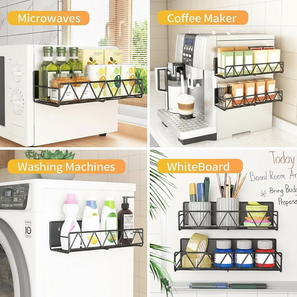 Magnetic Spice Rack Set – No Drilling Required