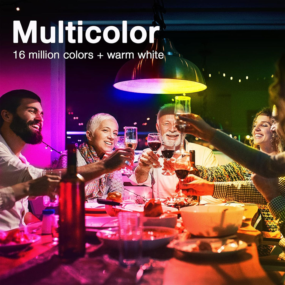 Smart Wi-Fi Color Changing LED Light Bulbs