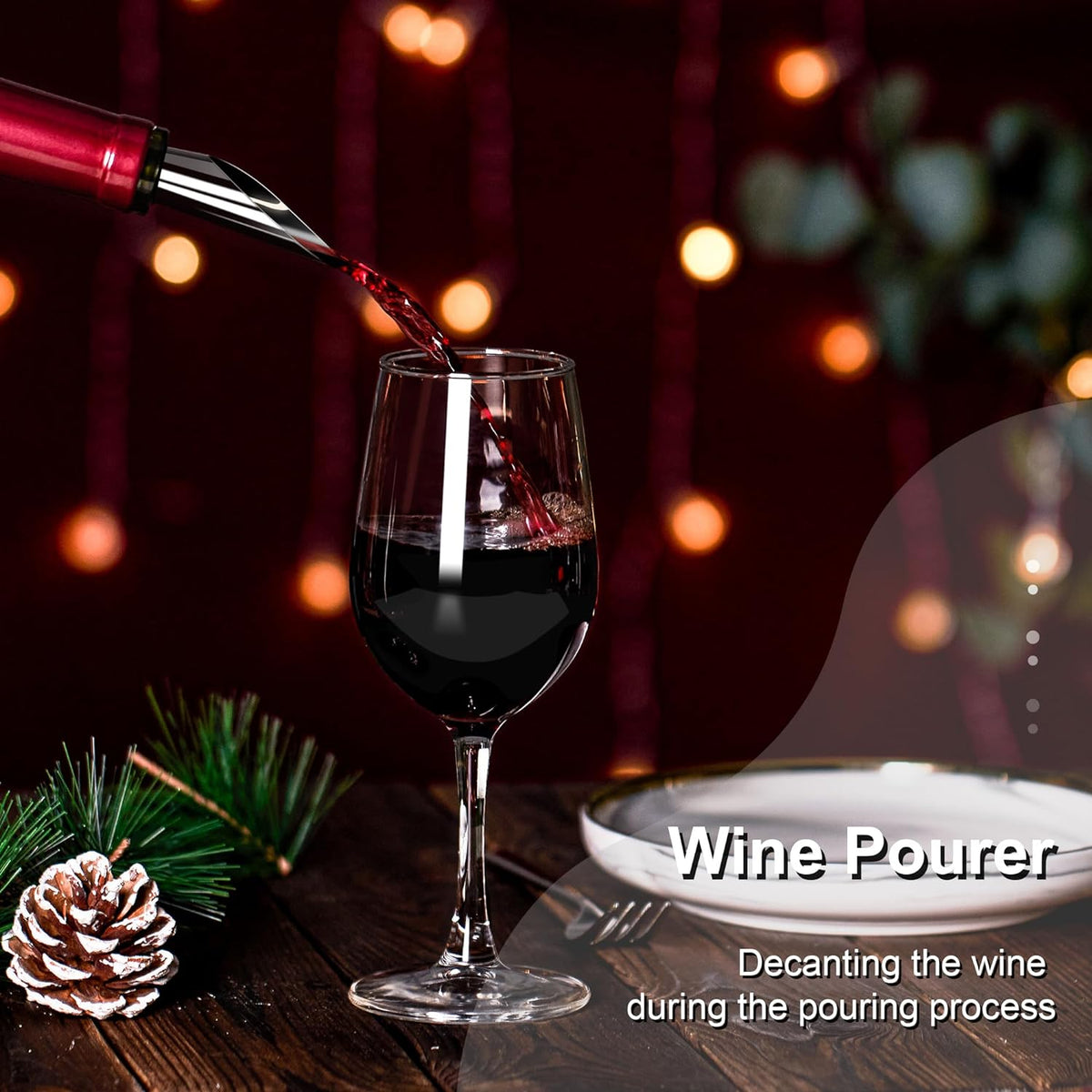 Effortless Wine Opener Set with Air-Sealing Preserver and Foil Cutter
