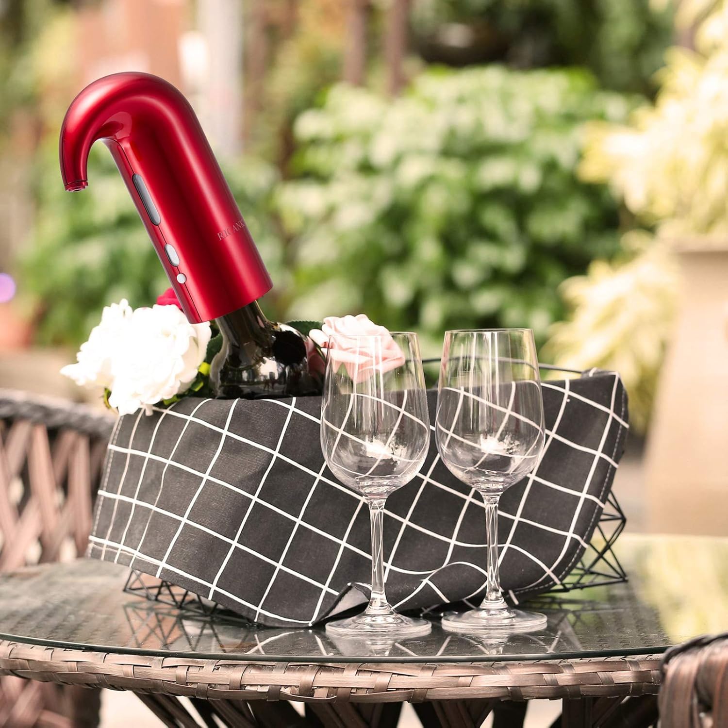 Smart Wine Enhancer with Instant Pour Control