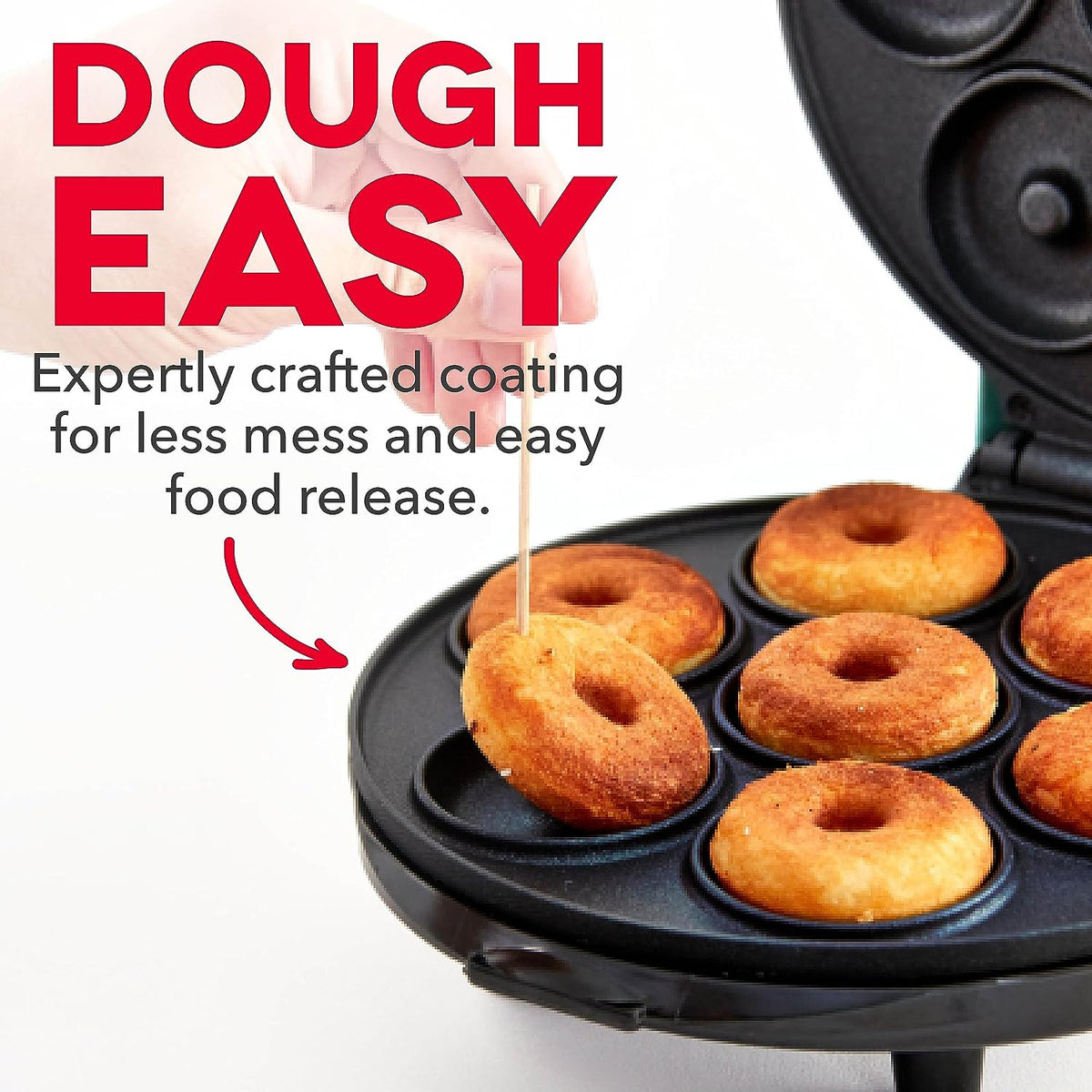 Compact Donut Baking Appliance for Delicious Treats