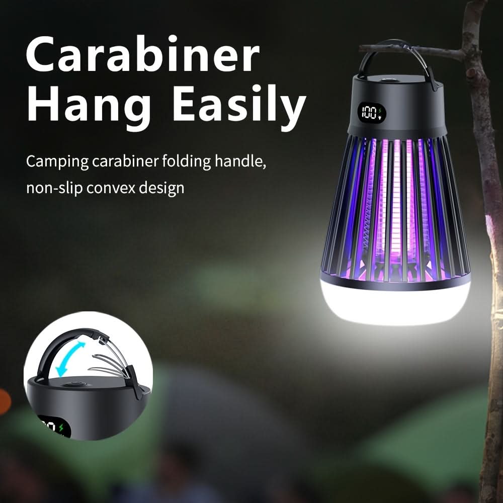 BuzzAway – Wireless Mosquito Zapper with Versatile Hanging Hook