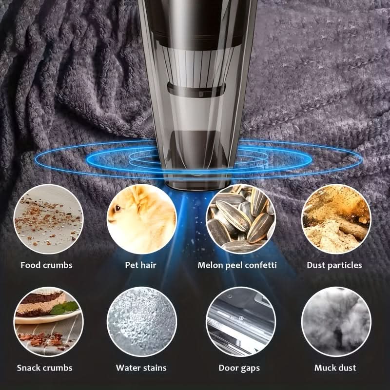 SwiftClean – Cordless Handheld Vacuum for Home & Car