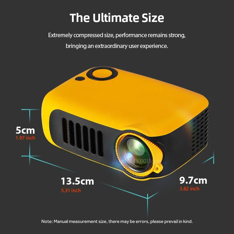 Compact HD Travel Projector for On-the-Go Entertainment
