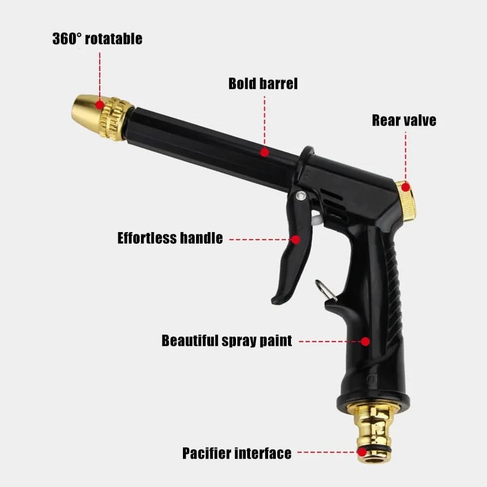 AquaBlast Pro – Adjustable High-Pressure Garden Spray Nozzle