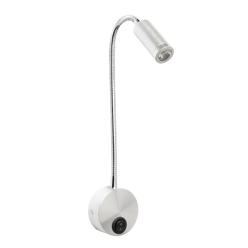 Flexible Wall-Mounted LED Reading Light with Adjustable Arm