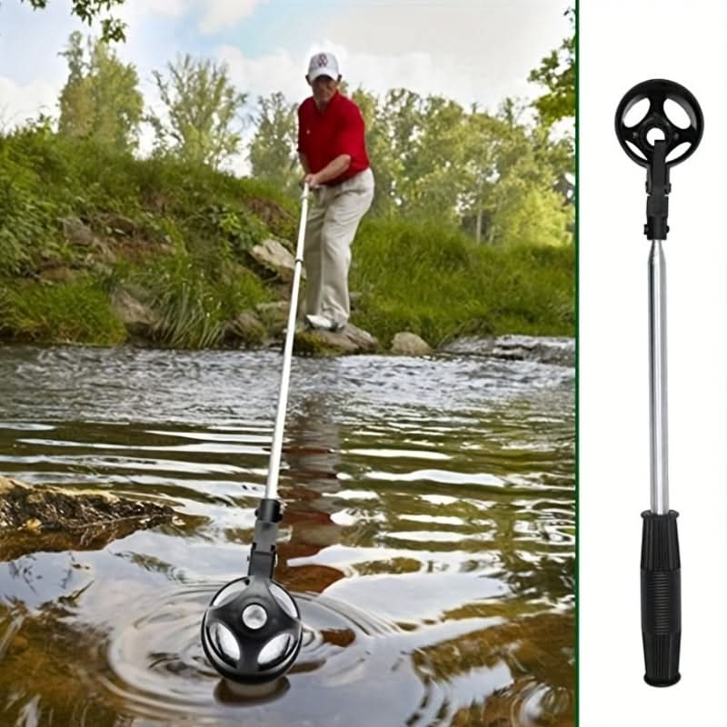 Extendable Steel Golf Ball Catcher for Effortless Retrieval