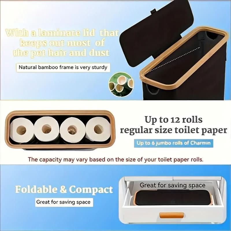 Elegant Freestanding Organizer for Bathroom Essentials