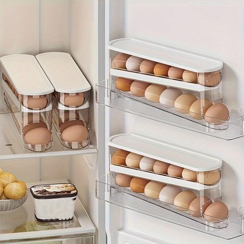 SmartEgg Keeper – Efficient Refrigerator Door Storage Solution