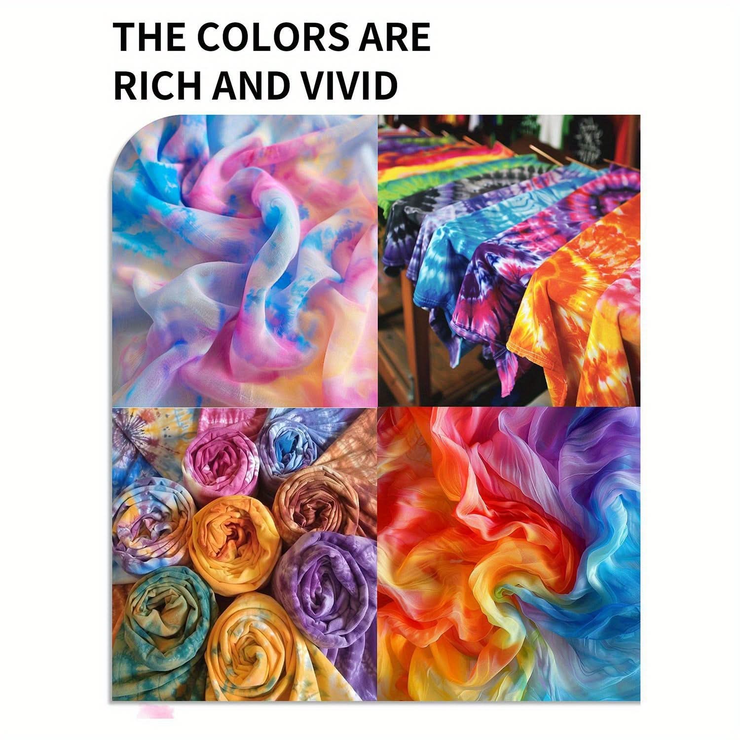 VividHue – Ultimate Multi-Color Fabric Dye Kit for Customization