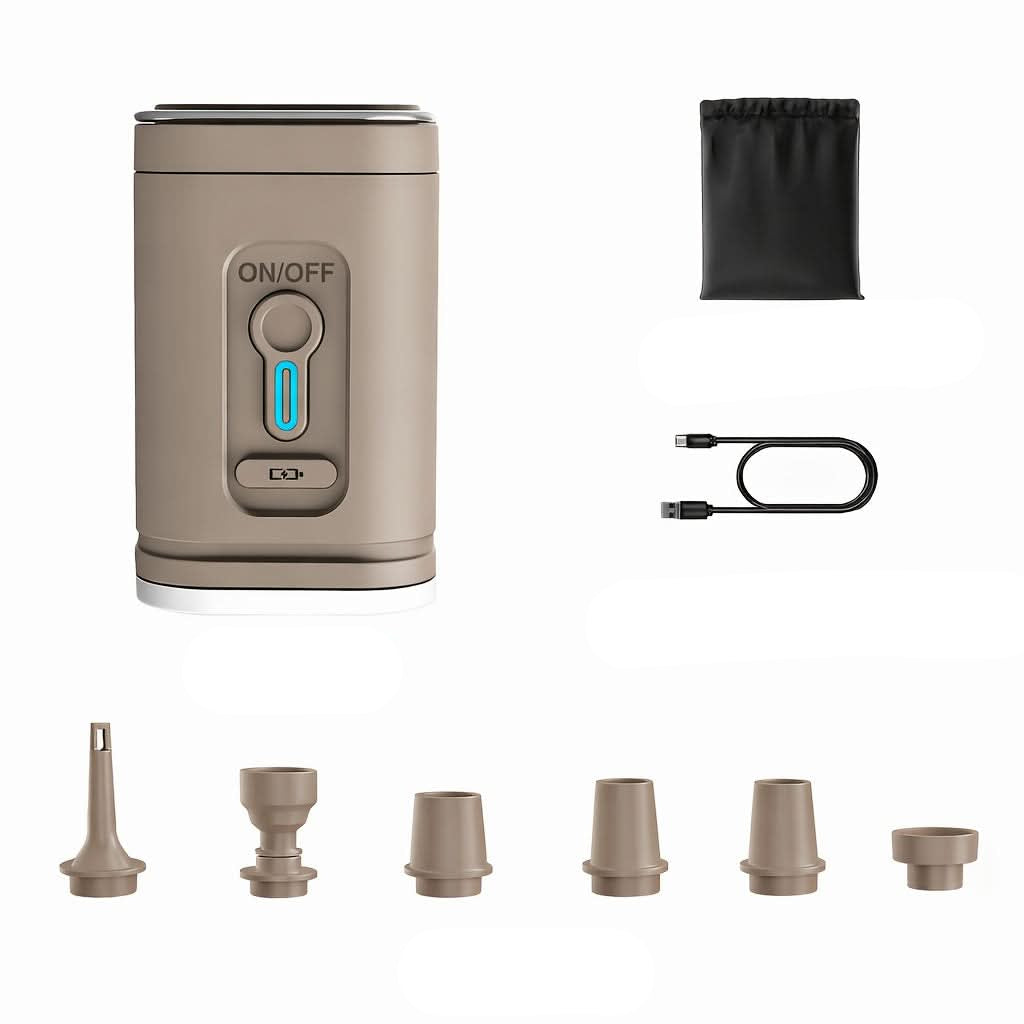 AeroLight – Portable Rechargeable Air Pump with LED Light