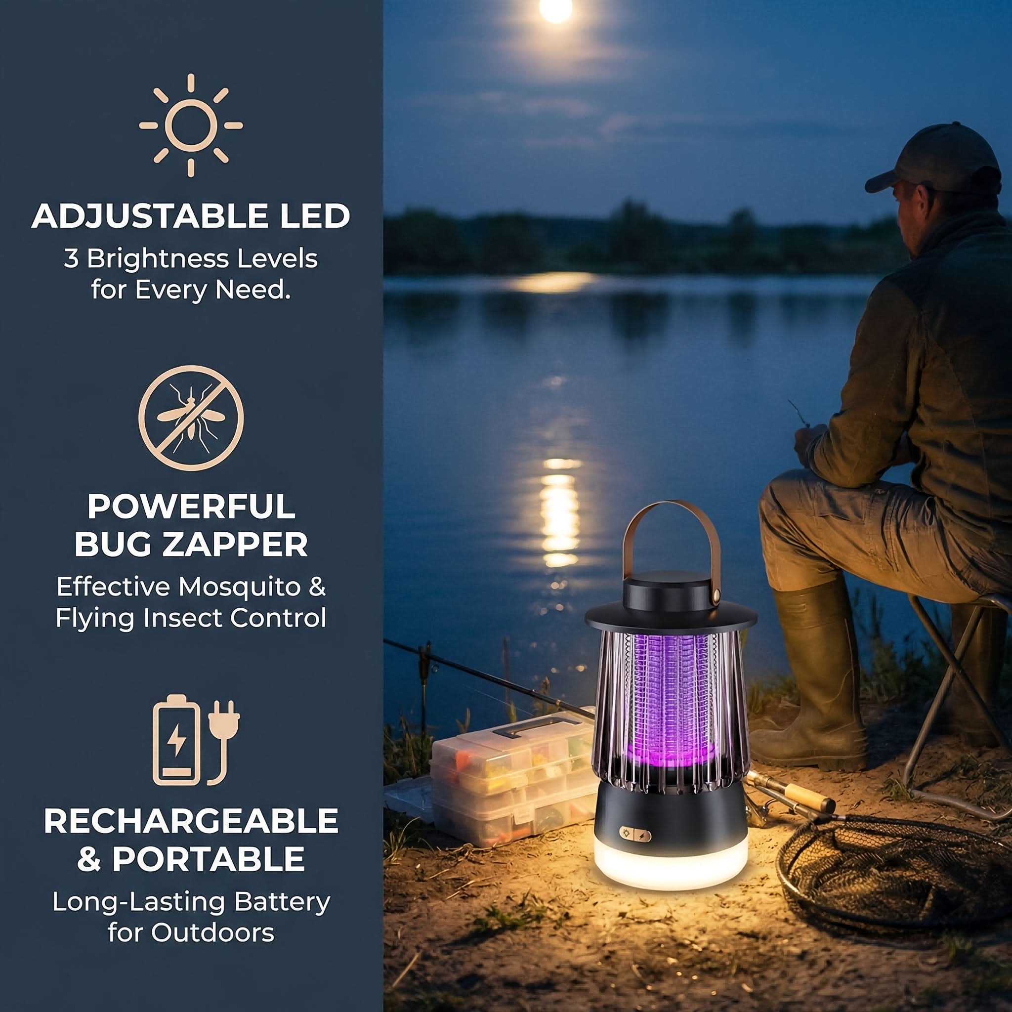 InsectAway – Rechargeable USB Indoor Mosquito Eliminator