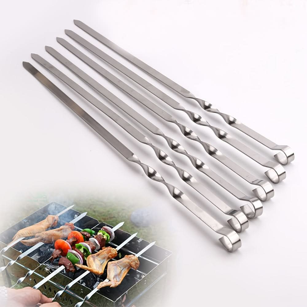 GrillMaster Pro – Premium Long-Handled Skewers Set