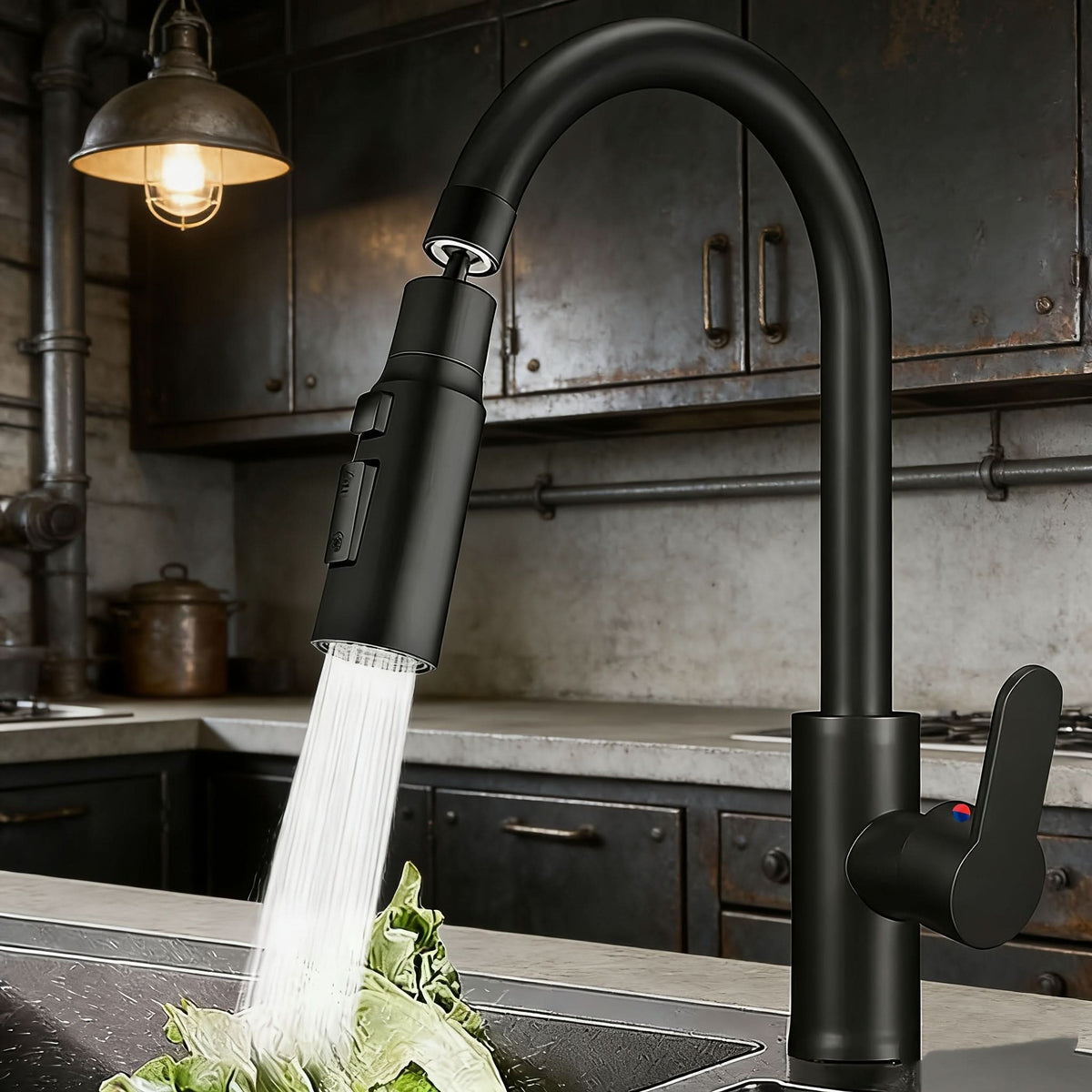 Versatile Kitchen Faucet with 360° Rotating Head