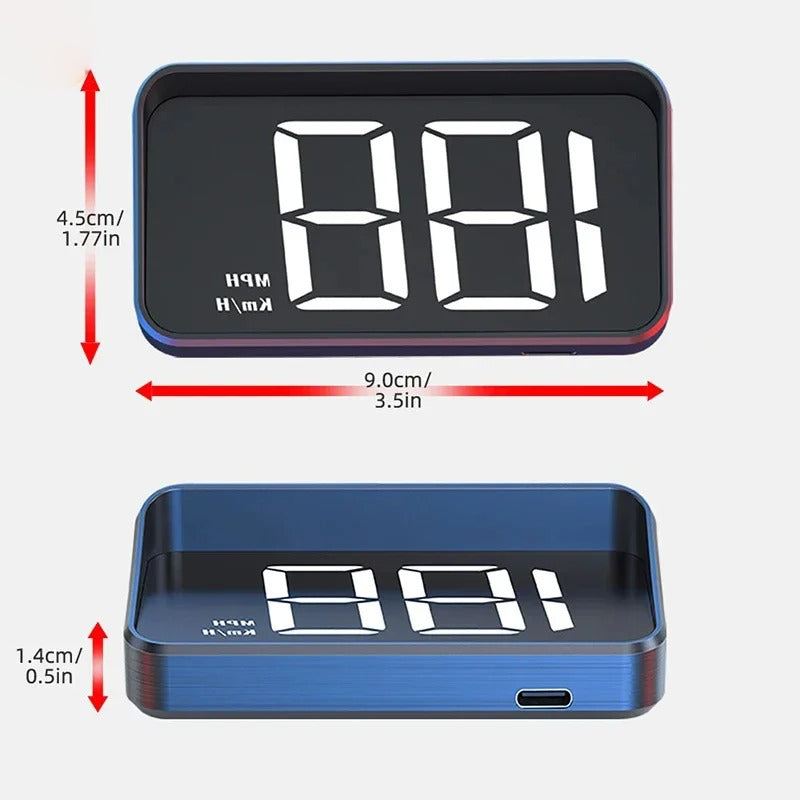 Smart Heads-Up Speed Display for Vehicles