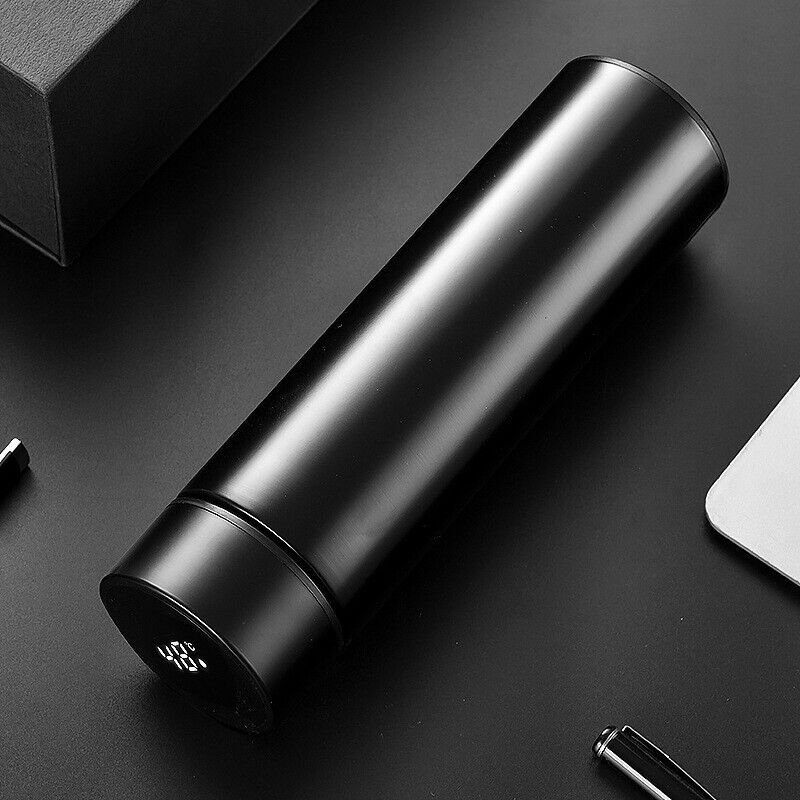 Smart Thermos with LED Temperature Indicator