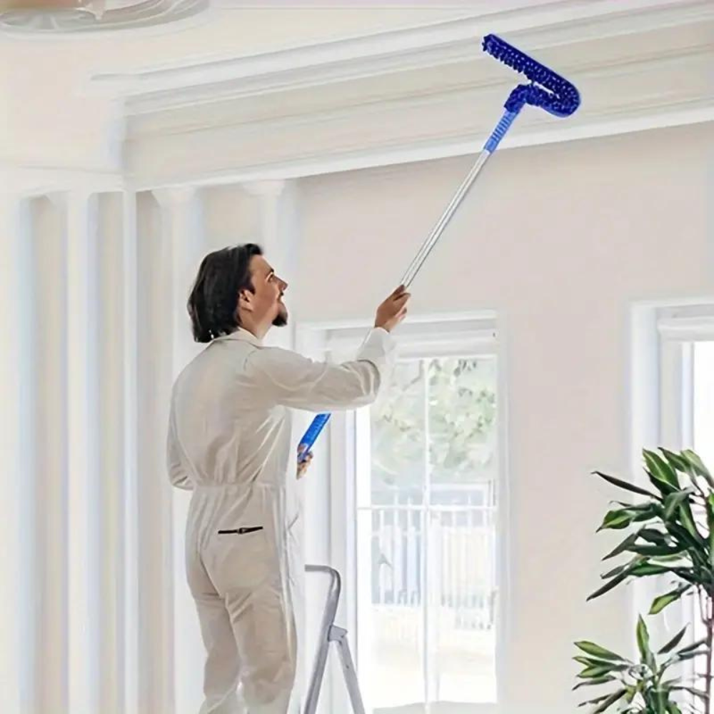 Adjustable High-Reach Microfiber Duster for Ceiling Fans