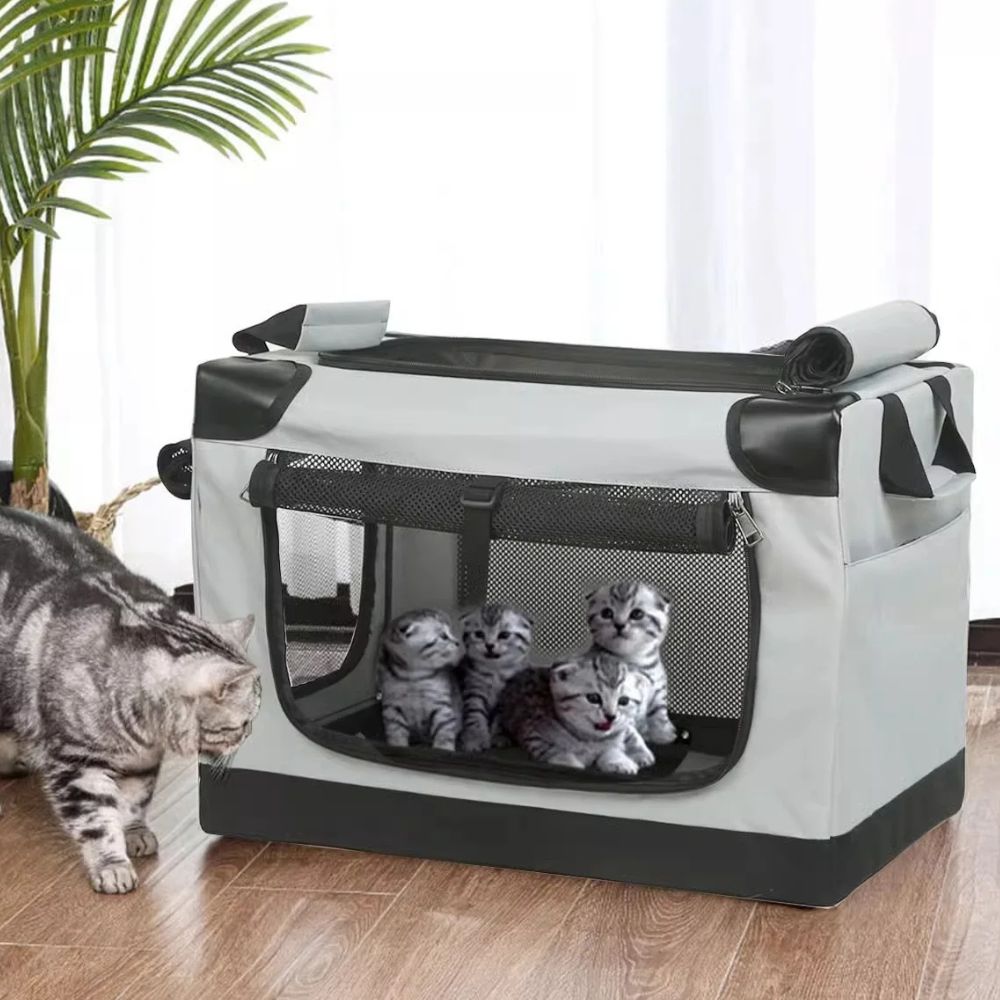 Compact Portable Pet Enclosure for Travel and Home