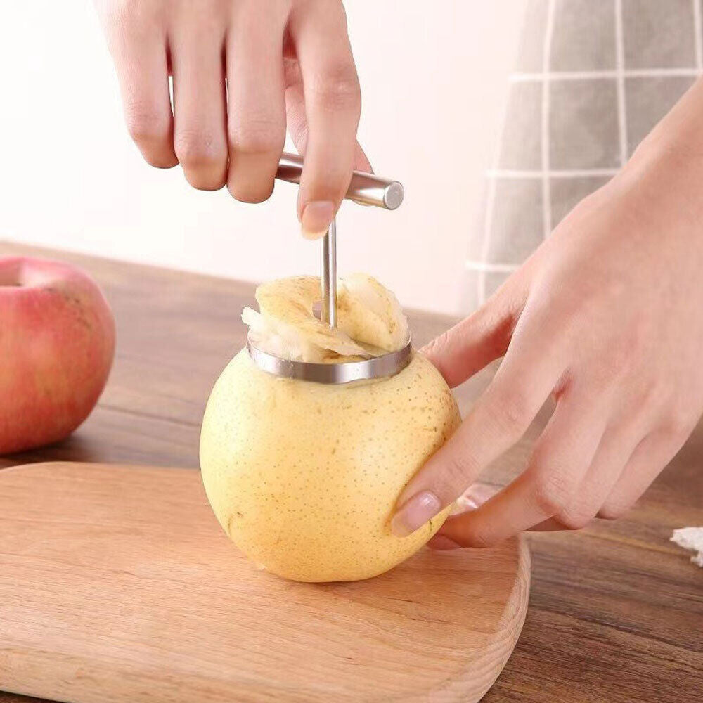 Stainless Steel Core & Slice Tool for Fruits and Vegetables