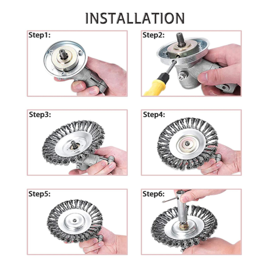 Premium Carbon Steel Weed Remover & Trimming Tool