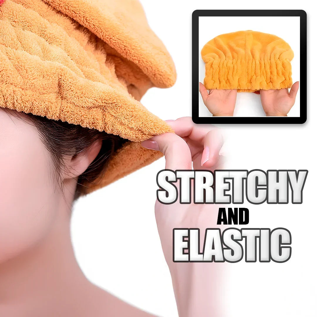 Ultra-Soft Quick-Dry Hair Towel Wrap