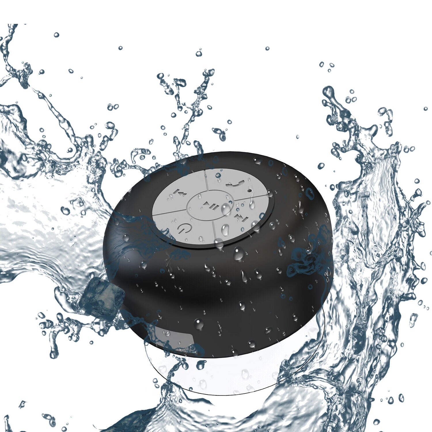 Waterproof Bluetooth Speaker for Showers and Outdoors