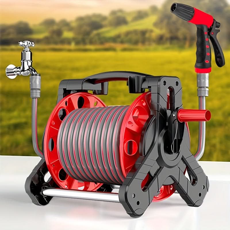 AquaSpiral – Standalone Garden Hose for Effortless Outdoor Tasks