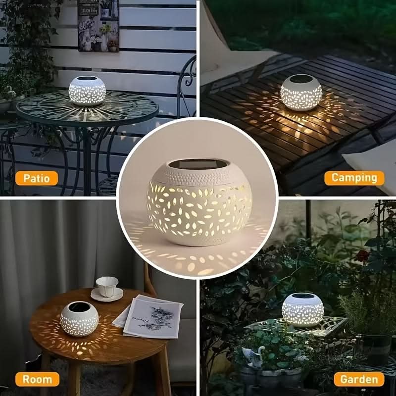 RadiantGlow – Solar-Powered Outdoor Table Light